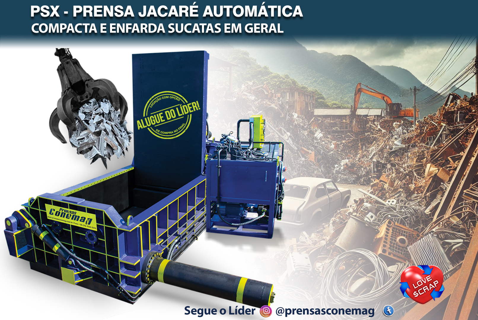 PSX - Prensa Jacaré Automatica