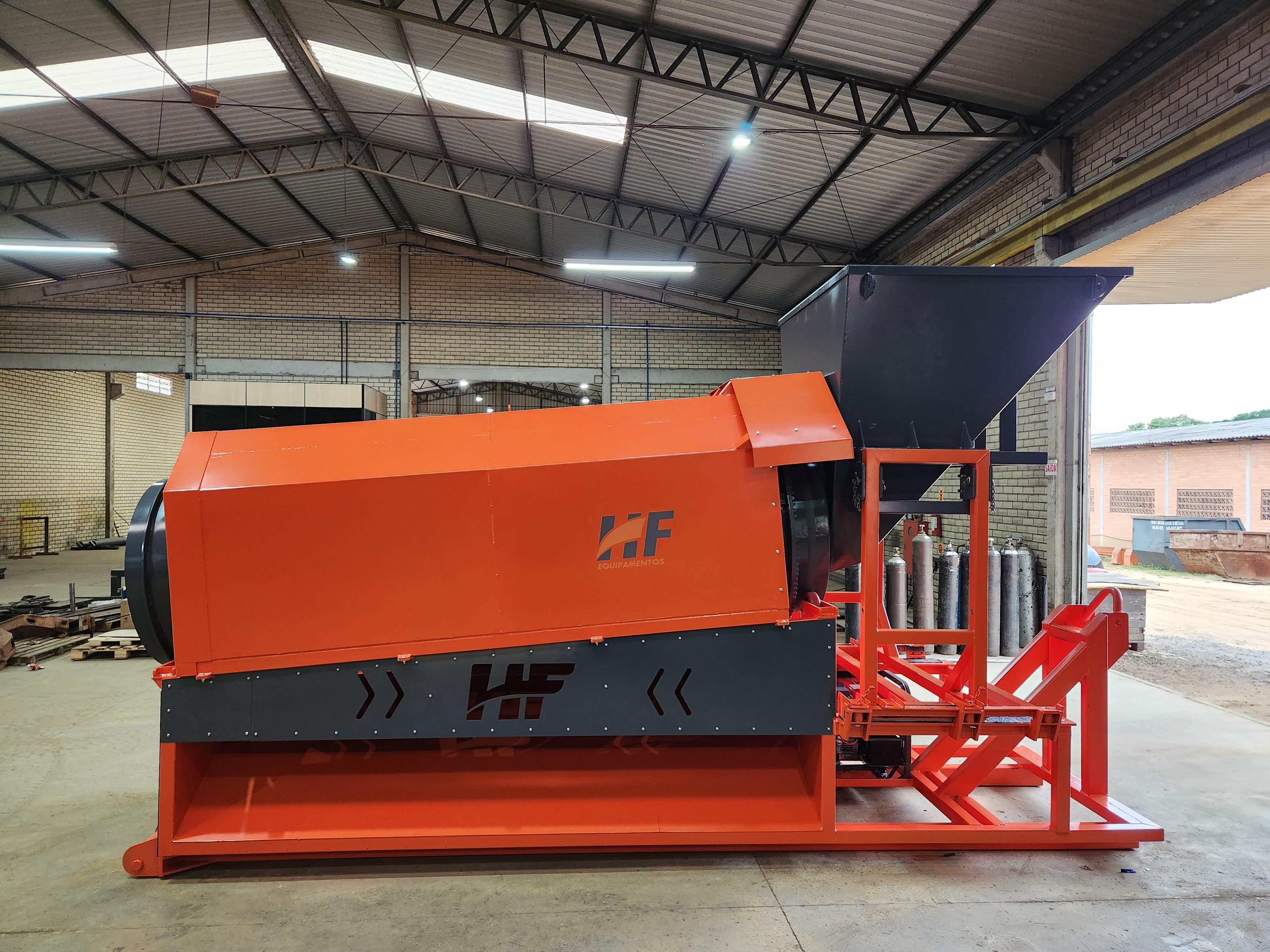 SCRAPDRUM 1300X – Peneira Rotativa Trommel Móvel 1m x 3m – Diesel (Roll on Roll Off)