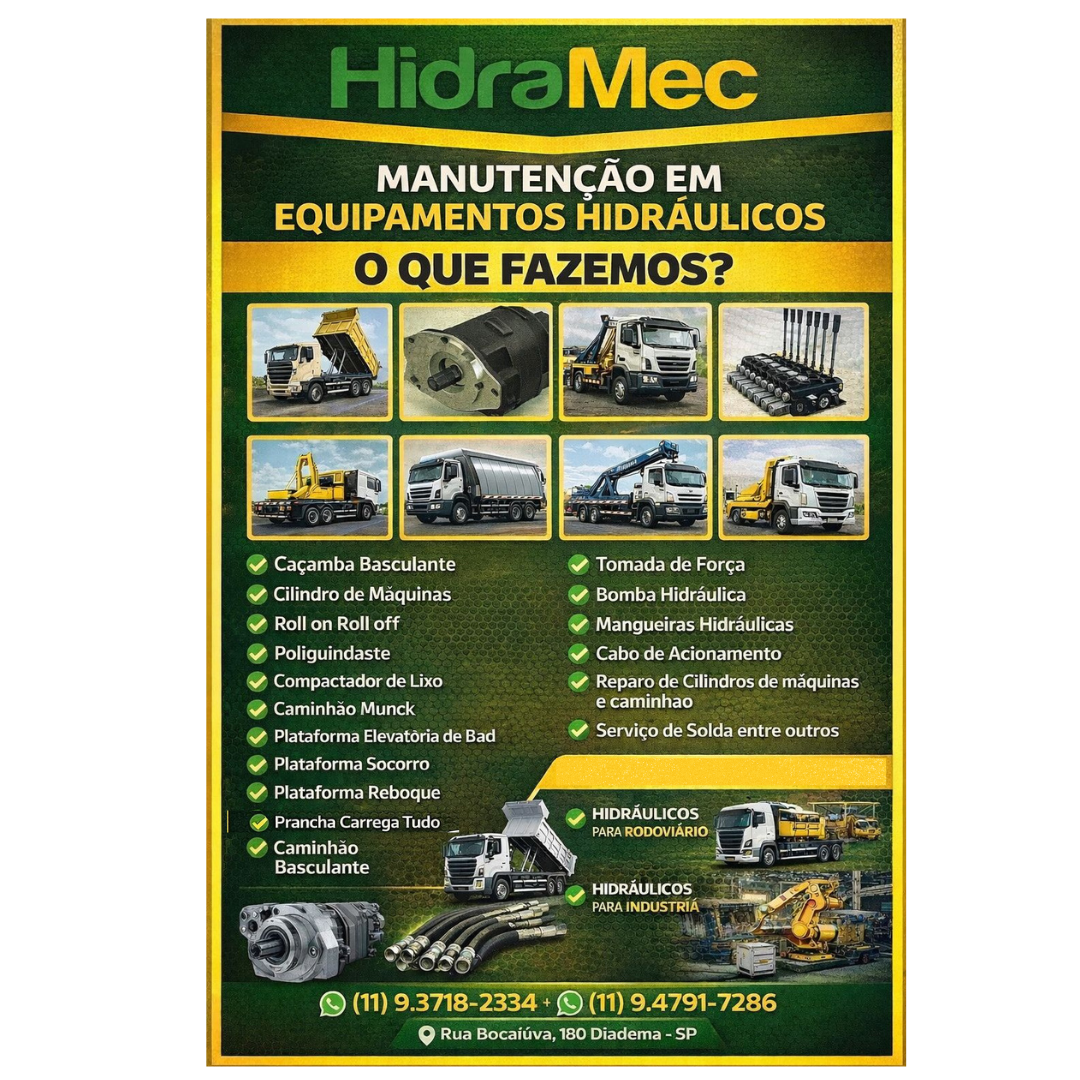Manutenção em equipamentos hidráulicos