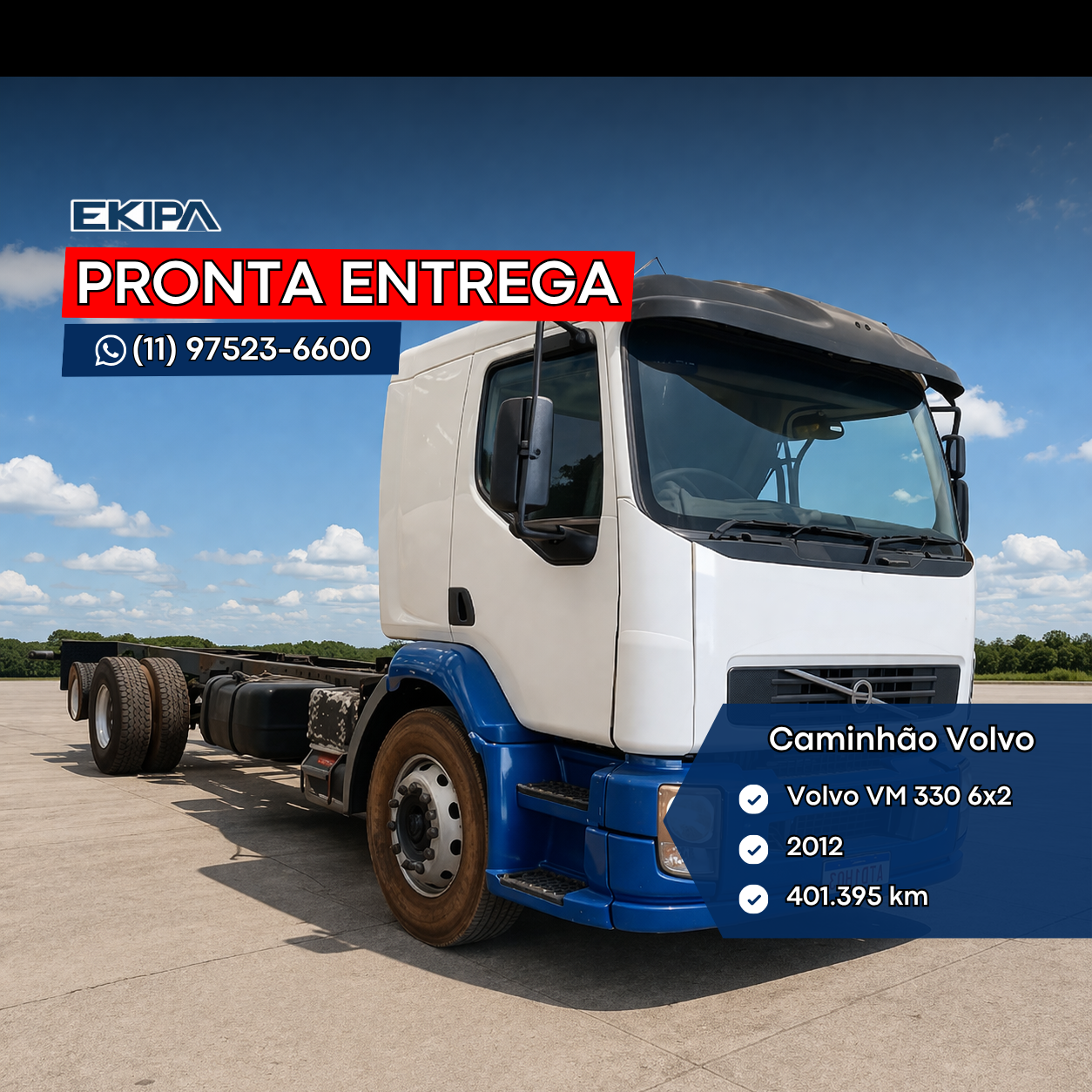 Caminhão VM330 6x2 2012