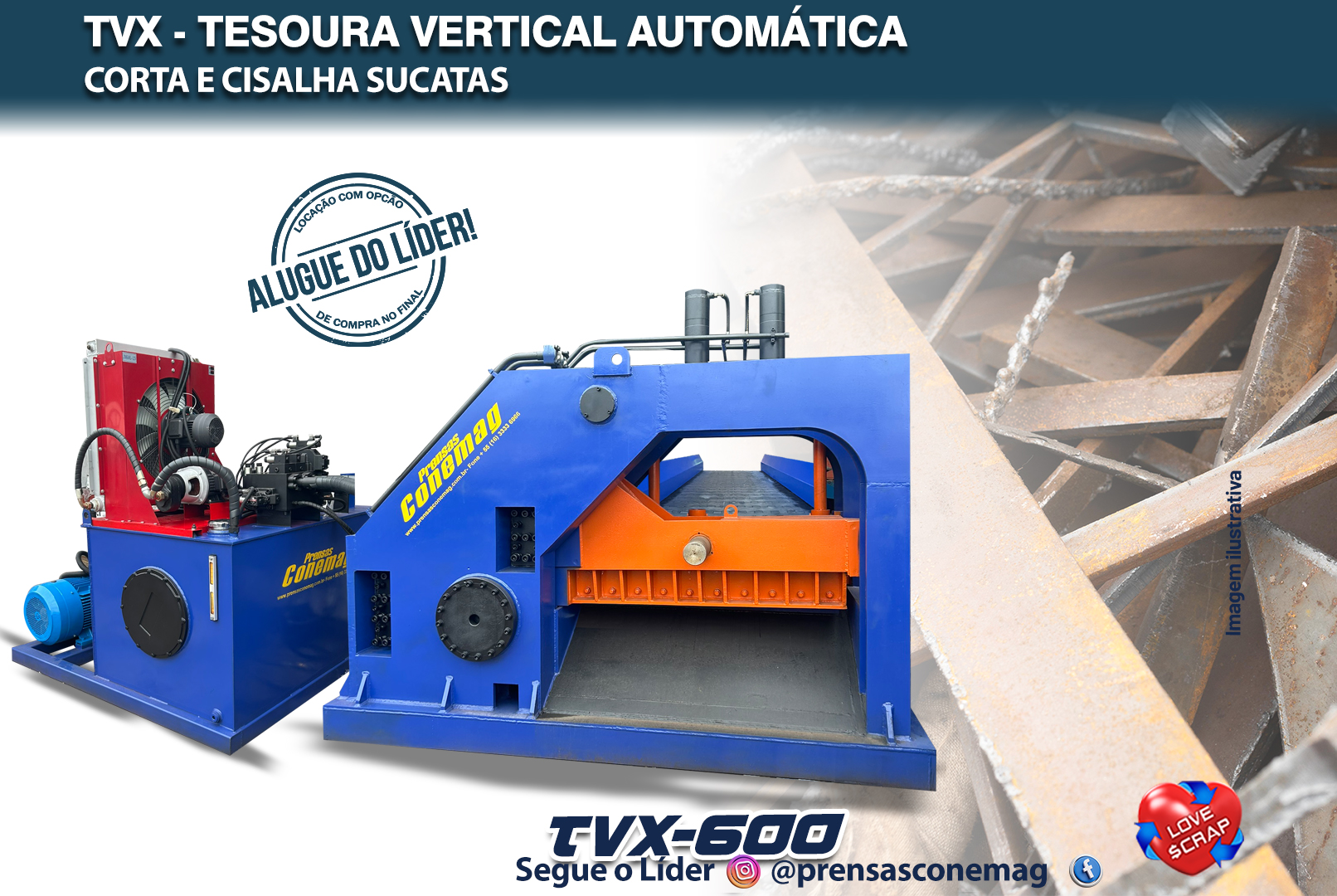 TVX - Tesoura Vertical Automática