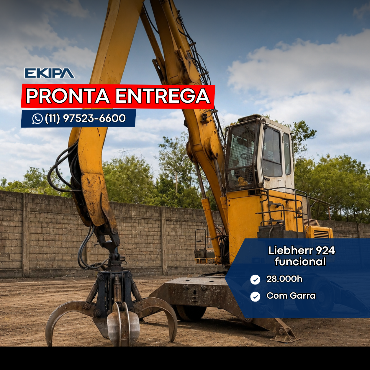 Liebherr 924 FUNCIONAL COM GARRA