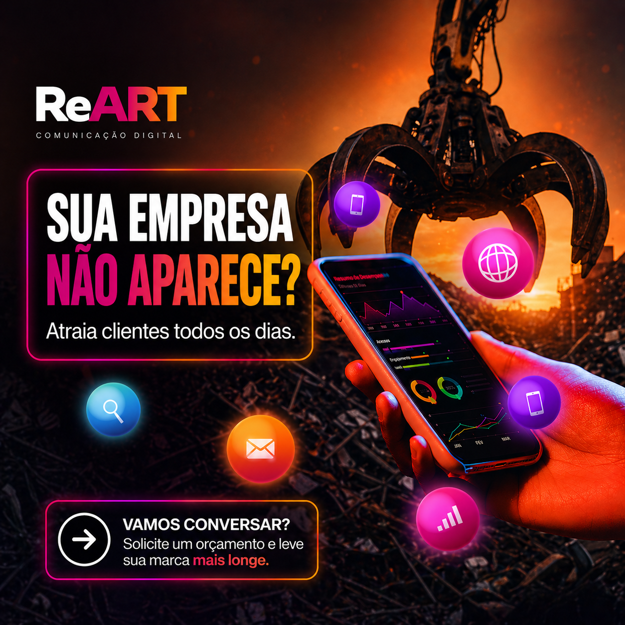 Sua empresa pode gerar clientes todos os dias com anúncios certos. Nós fazemos isso por você.