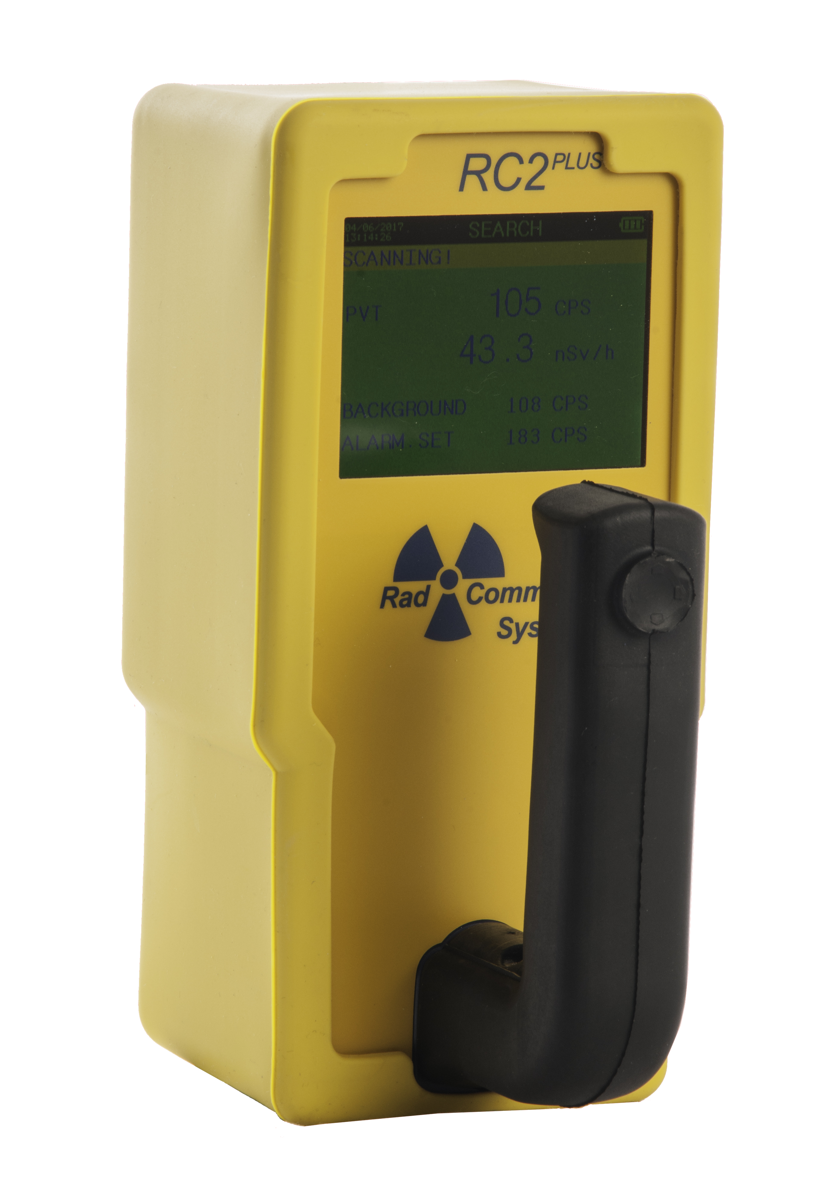 DETECTOR DE RADIOATIVIDADE PORTÁTIL RC2 PLUS BÁSICO RADCOMM SYSTEMS