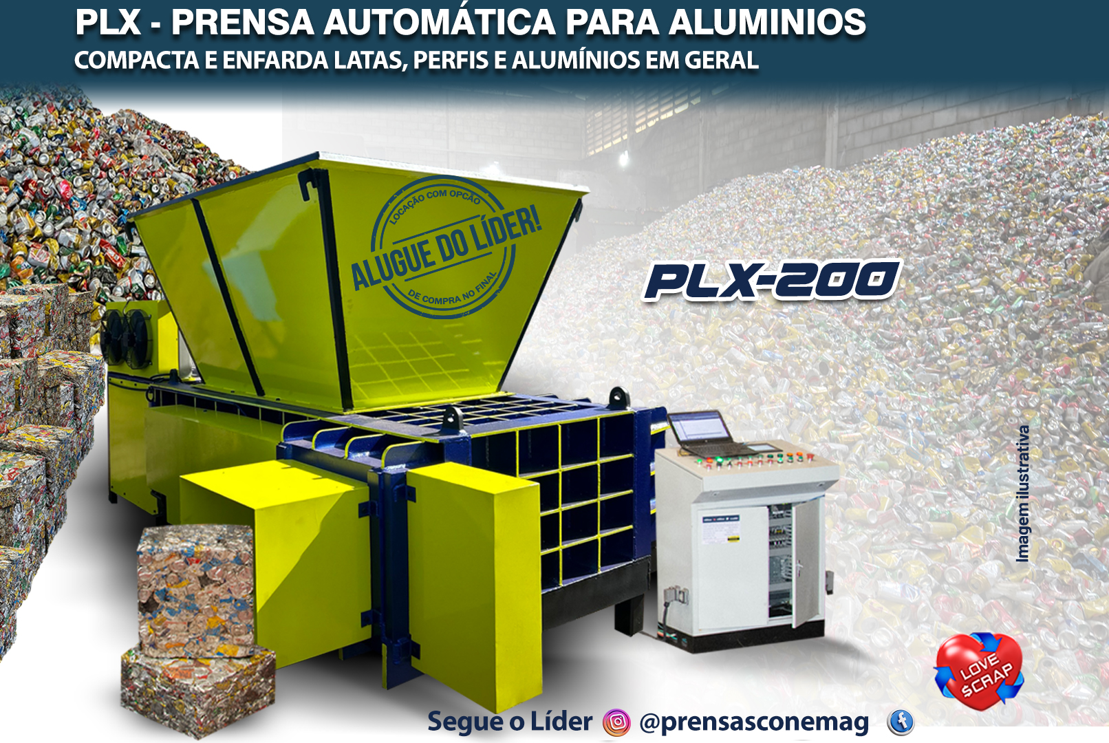 PLX-200 Prensa Automática para Aluminios