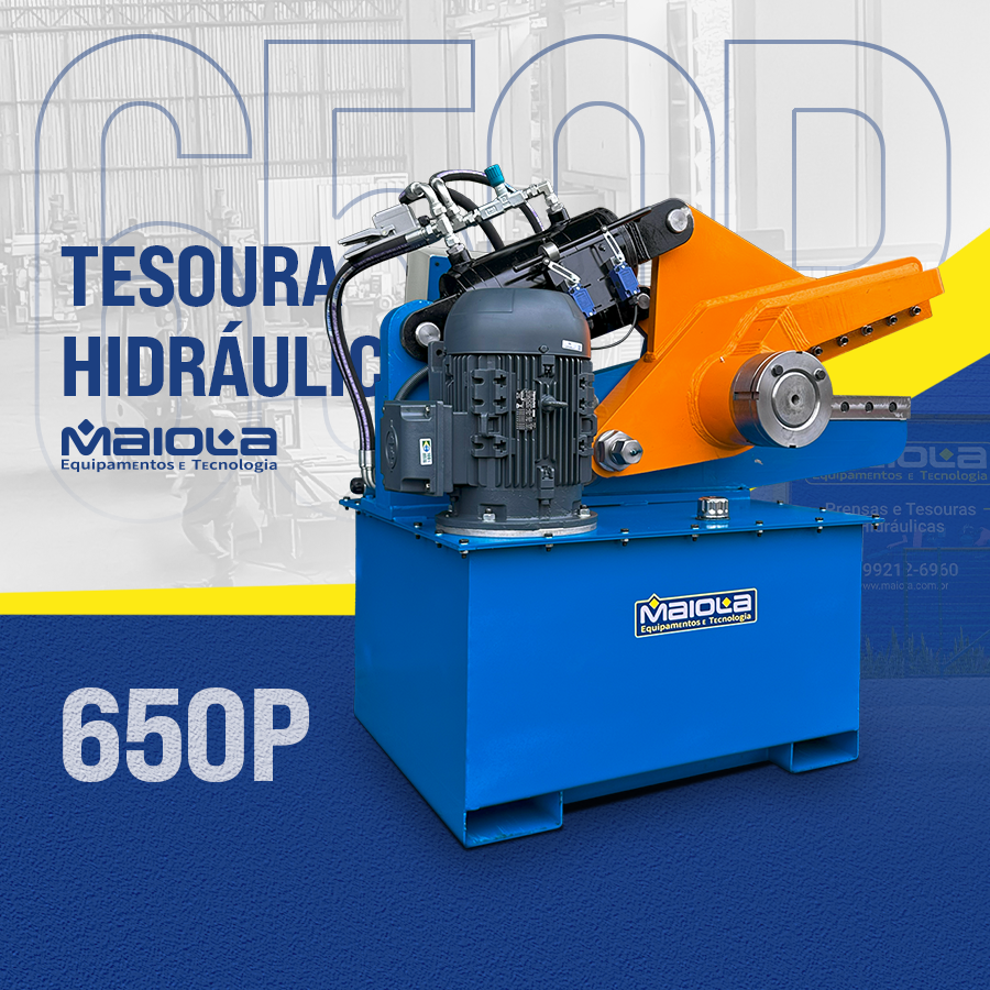 TESOURA HIDRÁULICA 650P - MAIOLA