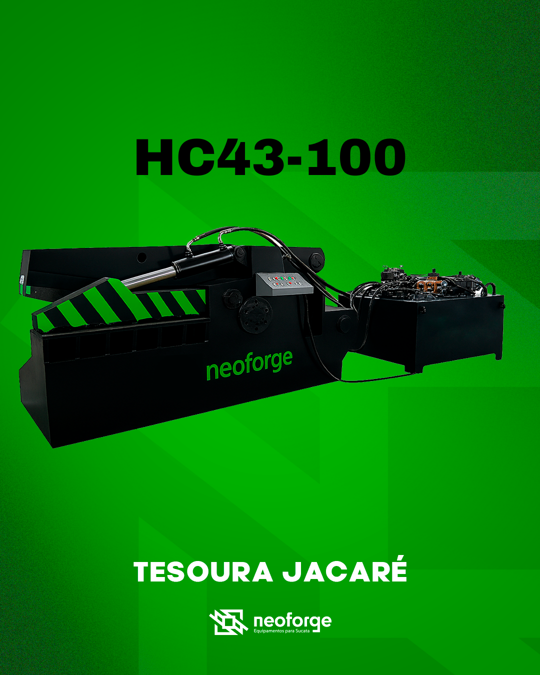 Tesoura Jacaré-HC43-100