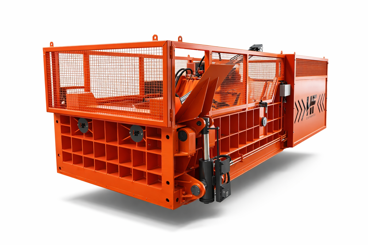 STEELGATOR 350L - Prensa enfardadeira 35x35 Caixa 1,75M x 2M x 0.8 m - AUTOMATICA - 105 TON