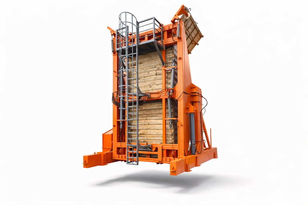 UNLOADMAX 4000 - Basculador de contêiner 20 pés para descarga (Tilter)