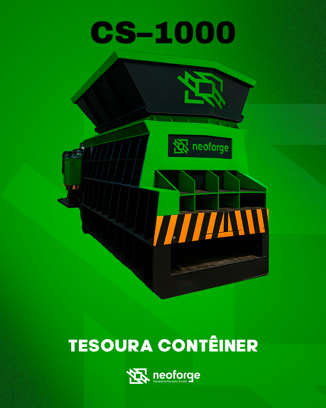 Tesoura Contêiner-CS–1000