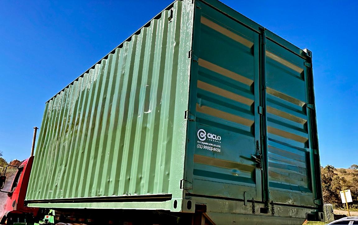 FABRICAÇÃO - CONTAINERS MARITIMOS ADAPTADOS PARA ROLLON - CAÇAMBAS ROLLON