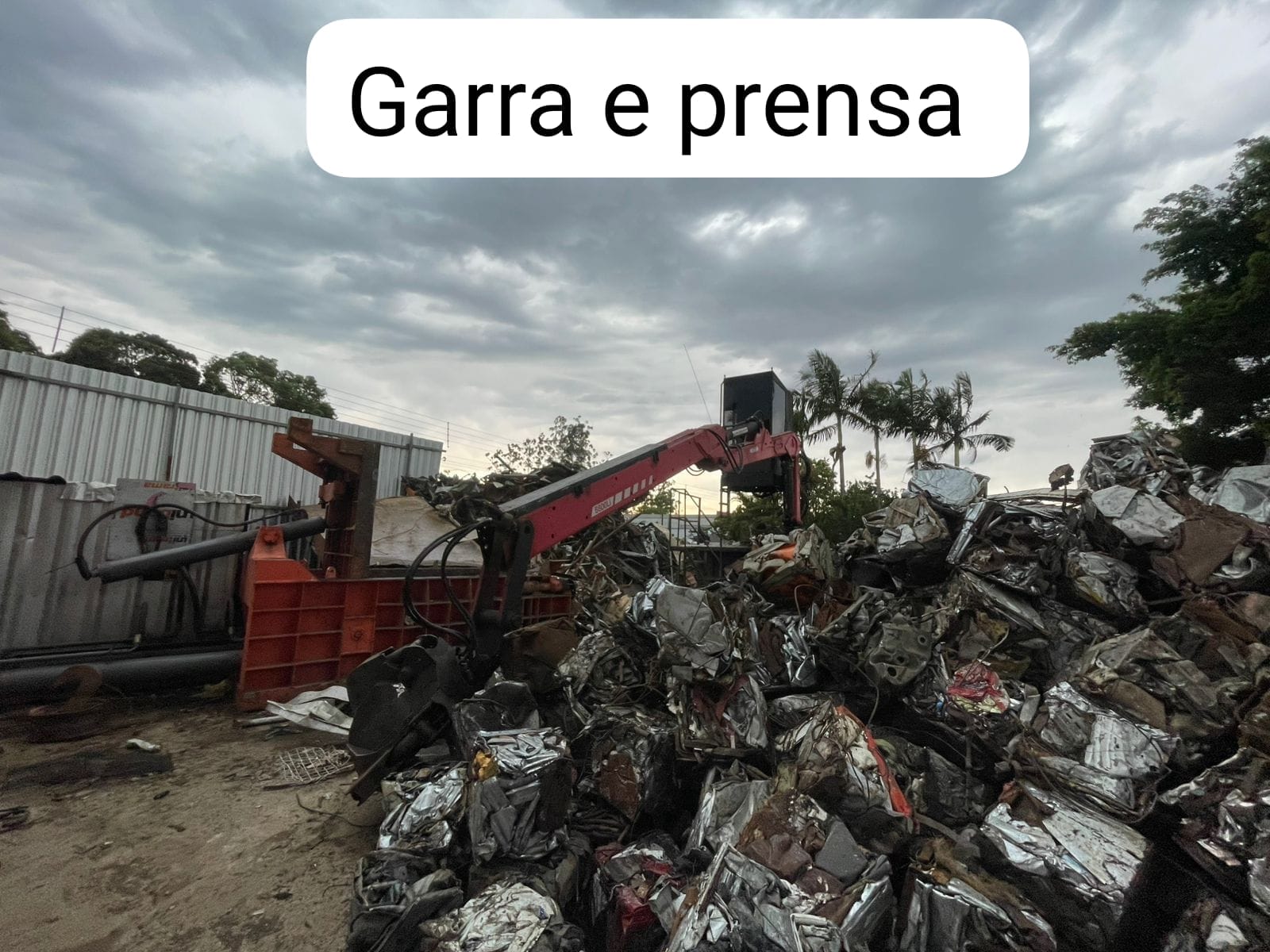 Kit sucatero prensa e garra