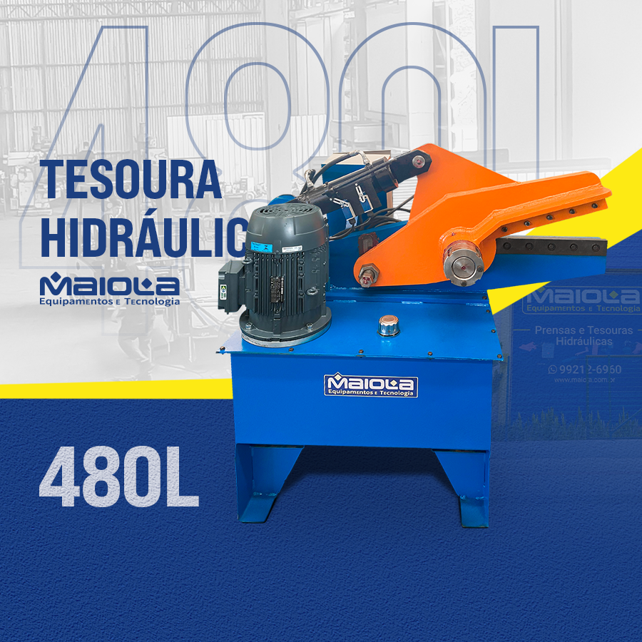 TESOURA HIDRÁULICA 480L - MAIOLA
